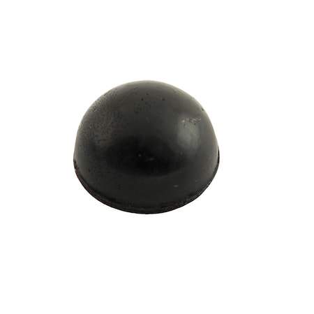 ROUNDED RUBBER DOME BUMPERS 0.75X0.75 IN, PK50